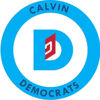 calvindemocrats's profile picture. Fighting for progress and Democratic values at Calvin University! Go Knights, vote blue! ⚔️ 💙 RTs & likes ≠ endorsement