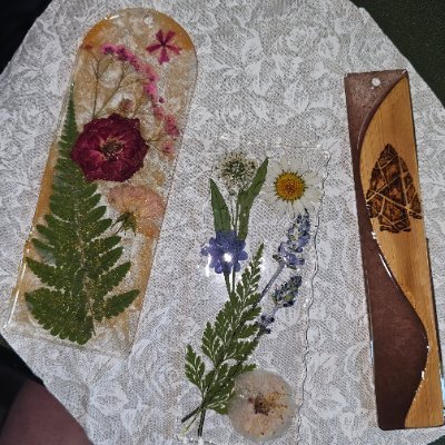 ContdBookmarks's profile picture. US Based
Woodburned, leather and resin bookmarks & more for sale. 
Custom orders accepted.
Christmas ornaments available in season.
Cash App/Venmo/Zelle