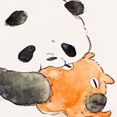 パンダと鳥のイラストが施された青い三輪車 昭和レトロ 自転車 キャラクター パンダと鳥のイラストが施された青い三輪車 昭和レトロ 自転車