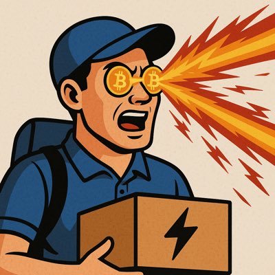 BTC_coupang's profile picture. 노동과 시간을 사토시로 바꾸는 쿠팡 택배기사(퀵플렉서) ⚡️Delivering boxes📦, stacking sats⚡️