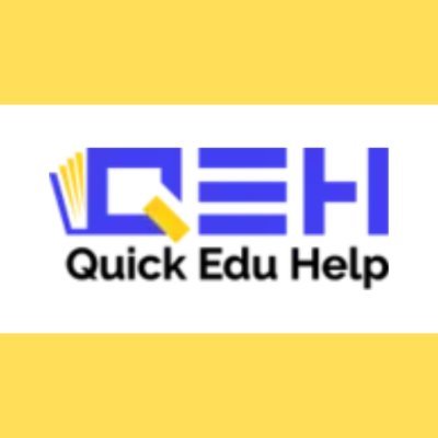 quickeduhelp42's profile picture. Who we are is not just a question; it’s an experience that the majority of our clients have rated highly.