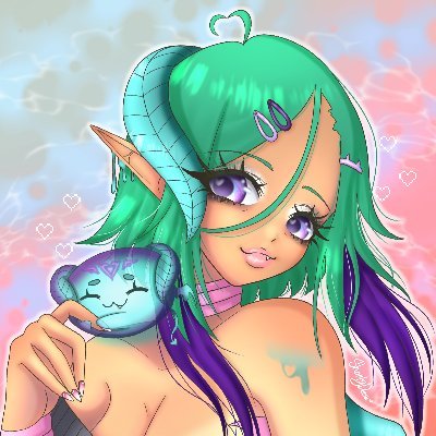 Mercyurii the Slimecubus 💜🧃 | Wet Dream Demon Profile