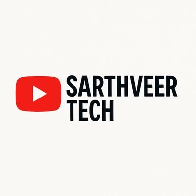 sarthveertech's profile picture. From the latest gadget reviews and unboxings, Al updates, and tech hacks.