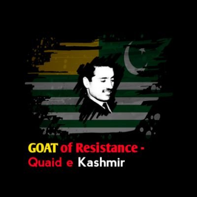 kashmir_aala's profile picture. Maqbool Bhat, Lion of Kashmir, the leader’s resolve🍁🚩💀