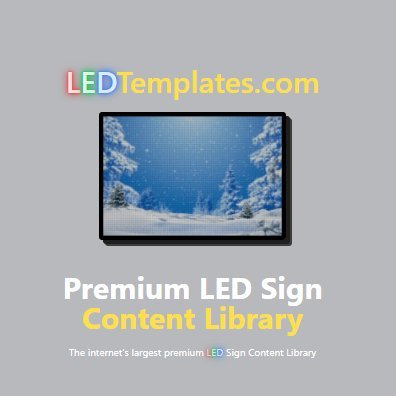 The largest outdoor LED signage graphics library.
