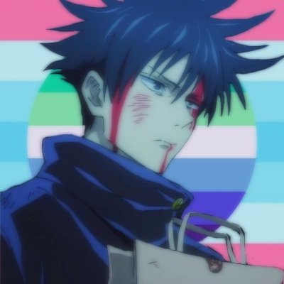 My name is Megumi Fushiguro (NOT RP ACC)
-He/Him
-Minor BUT I MAKE HORNY JOKES/INTERACT WITH 🔞 CONTENT
I love Yuuji, he is my boyfriend💙❤️