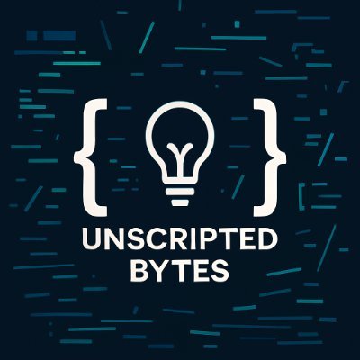 UnscriptedBytes's profile picture. Sharing raw thoughts, unscripted bytes and exploring..