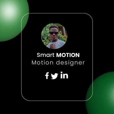 Smartiv090's profile picture. 🎨 Motion Designer | Turning ideas into captivating visuals 🚀
Bringing brands to life — seen, felt & remembered ✨
🎬 Creativity in motion | Let’s create 🤝
