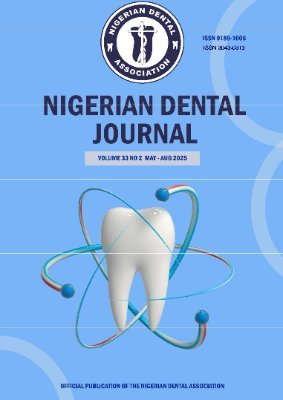 DentalNige17724's profile picture. The Nigerian Dental Journal (NDJ) is the official publication of the Nigerian Dental Association. It is dedicated to promoting the advancement of oral health
