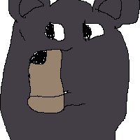 Black bear vtuber, bored out of his mind and playing vidya over on Twitch. Pre-rebrand Model by @WickerNine