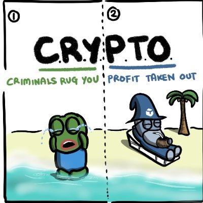 One market. Two outcomes.
Criminals Rug You,Profit Taken Out
C.R.Y.P.T.O
$CRYPTO : fHUNprW7aSQadmPXFt4YyQUwv4VNua3VXZmeNxqpump