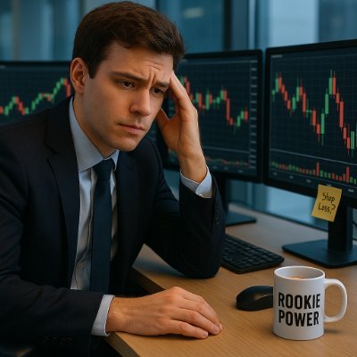 RookieDeWSreet's profile picture. Rookie de Wall Street 🤑 | Experto en perder primero para ganar después. Mis stops me odian, mi paciencia me ama. Camino a la independencia financiera, un error