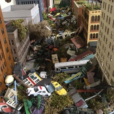 Into The Walking Dead and The Last of Us! Also getting into Fallout! I love making miniature model dioramas.