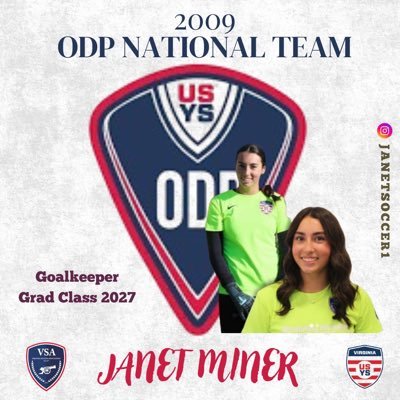 2027 Goalkeeper and Sprinter | 3.888 GPA | VSA ECNL-RL 09G | 2025 USYS ODP National Select Team | NCAA ID# 2506646303