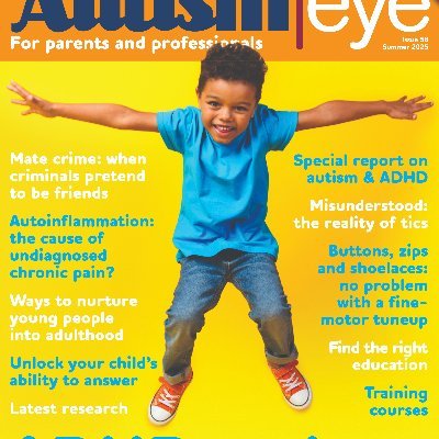 Autism Eye is a high quality quarterly magazine written and published by national award-winning journalists who are also parents of a child with autism.