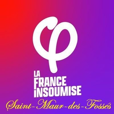 Membre du G.A de Saint-Maur-des-fossés 94 || #LFI #NouveauFrontPopulaire Les hommes ne naissent pas libres et égaux, ils le deviennent par la lutte !