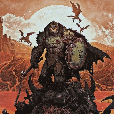 Darkkni50358814's profile picture. “If you're always worried about crushing the ants beneath you... you won't be able to walk.”- angry man with huge sword