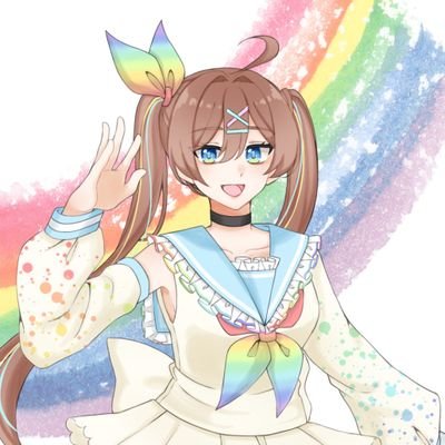 nizinone_iroha's profile picture. カラフルワールドの公式代表ライバー
『虹之音いろは』ですっ！！
歌うこととげーむがだいすき！
ColorfulWorld @colorfulworld_v
トピアにて配信ちう！！