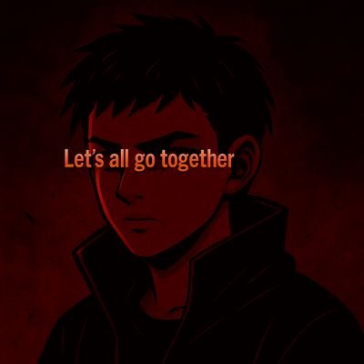 Let's all go together.
Everyone will support each other.