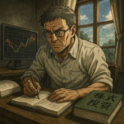 kabune411526's profile picture. 40代後半｜ITエンジニア×株投資｜妻と娘2人の4人家族｜少数銘柄の集中投資で一発資産形成💰｜年間収支：23年+250万／24年+1,500万📈｜戦略・銘柄考察など発信中｜フォロー歓迎☺️