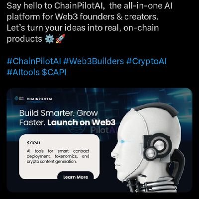 exclusivebuilda's profile picture. Web3 Enthusiast | ChainPilotAI Ambassador 🚀