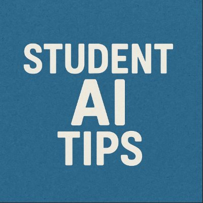 StudentAITips's profile picture. 🎓 Sharing ChatGPT & AI tips for students | Study smarter, write better, learn faster | #AIforStudents #StudyTips #StudentAITips