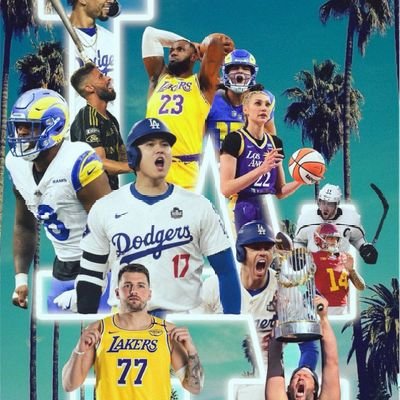 🏆 L.A. sports, all day! 🏀🏈⚾ Your home for Rams, Dodgers, Lakers, Trojans & more. Trivia, merch, watch parties & endless fan pride. Join the huddle! #LAallDay