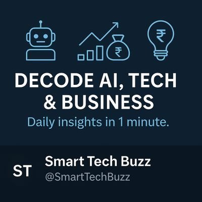 AI ⚙️ | Business 💼 | Investing 📈
Easy insights on tech, stocks & growth hacks.
Follow for 1-min learning daily.
📥 Free guide ⬇️
https://t.co/QEQuX6FMjE