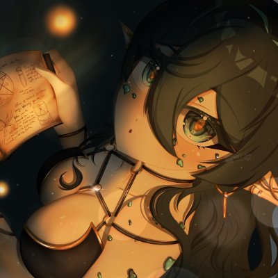 — a lurker with way too many dragon OCs! 🐉| 18+
♡ · OC design by kyoxiang (DA)
♡ · banner and icon by Kirellx_art
Please check them out! 💚