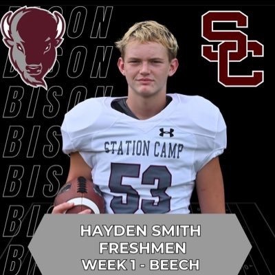 d1_haysmith's profile picture. 6’3, 205 lbs, class of 28, 3.75 gpa, 5.3 40, football, Station Camp High School DE/LT/EDGE 📲 615-955-8731