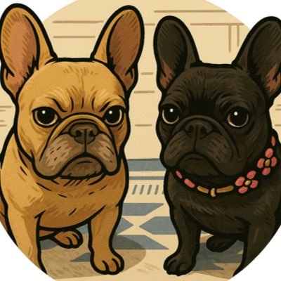 フレブル Roy(4)とLiz(2)🐶ヨンフォアさん🏍🎣🦎無言フォロー失礼します(♡ .ˬ.)