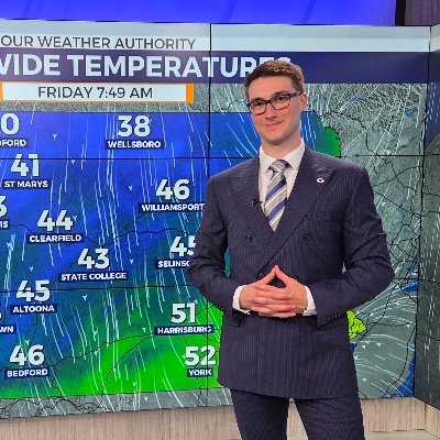Meteorologist @WTAJnews | Proud Penn State Alum '20 | Likes and RTs are not endorsements