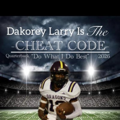 C/26’ Dual-Threat QB🏈 • Small Forward🏀|Junction City High School|3.6 GPA | Cell:(870) - 310 - 1585 Email:Dakorey.larry21@gmail.com