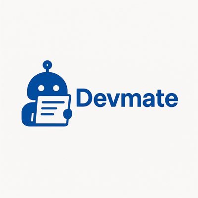 DevMateHQ's profile picture. Supercharge your GitHub projects with AI-powered tools, Save time, boost quality, and focus on what matters most: building great software.