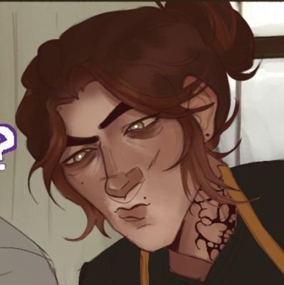 『King // Comms: WORKING ON IT// 22 // SFW but sometimes suggestive. // He/They/It. // Mel haters DNI.』
I don't like ship discourse. It makes me sad.