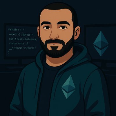 Solidity Developer | Smart Contract Security & Gas Optimization 🚀 | Building in Web3 | Sharing daily Solidity insights