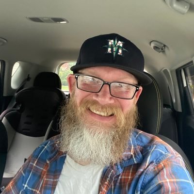 Cardigan sweater nerdy Punk Rock dad. Romantic about baseball- CFB fanatic - FlyFishing-Smoking meats- Sucker for colored vinyl- Girl Dad-CJ♥️