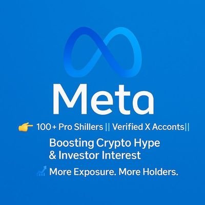 KNOWN FOR GIVING VISIBILITY TO MEMECOIN/UTILITY COIN | NFT & WEB3 GROWTH  | 100+ RAIDERS | MODS | HYPERS | CHATTERS| DM FOR COLLABORATION 🤝 CEO OF @META_LEGOIN