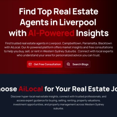 ailocalau's profile picture. 🦘 Get Free, AI-Powered Real Estate Guidance Today. Service Liverpool, Campbelltown, Paramatta & Blacktown 🇦🇺
