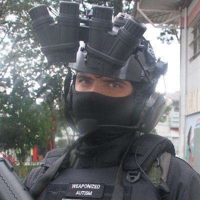 Autist - 26, he/him, Brazil
Tactical/Military/Cosplay kinkster
Military/geopolitics enthusiast
BDSM Switch & Brat
NSFW content! Approach with caution.
DMs open!