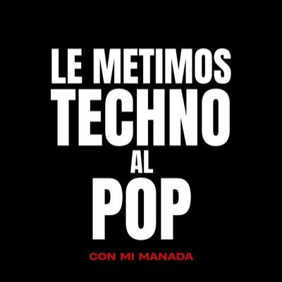 technoalpop_'s profile picture. MI MANADA 😈