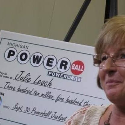 I'm julie leach winner's of $310,5million from powerball lottery.i'm given out $50,000 each to my first 3k followers... followed me now and win big 💯📦