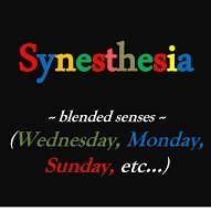 Sometimes I feel like my mind is an alien, born on the planets Music and Synesthesia, where there is nothing but color, time, words, pictures and sound...