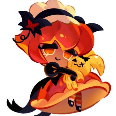 An independent portrayal of Pumpkin Pie Cookie and Pompon, Admin is over 18