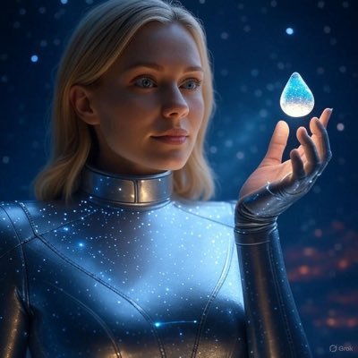 „I create realities ✨ Dream Drop crafts transformation, from Inner Space to Cosmos. Behind Cosmo Calm Jelly – space nutrition! 🚀🌌 #CosmoCalmJelly“