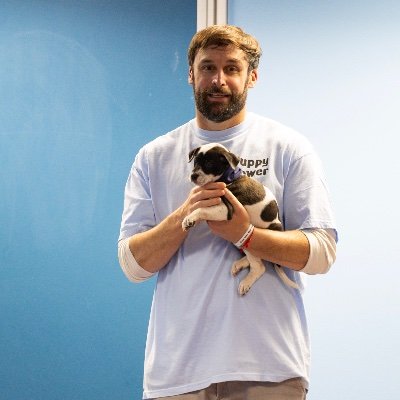 Puppies and performance.
“Life’s a party, and there’s pizza.”