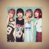 faulieu's profile picture. 𝐅𝐚𝐮𝐥𝐢𝐞𝐮.(フォリュー) Vo.&Gt. Canaco (@canaco316) Gt. Kaho (@Gt_kaho) Ba. Ayano (@nochi_bass) Dr. Mimori (@mimori_dr)
