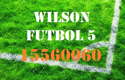 Wilson FC es una Cancha de Futbol 5, situada en Las Parejas. 
Cel: (03471) 15560060