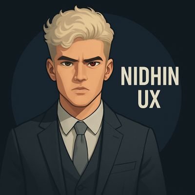 NidhinUX's profile picture. Self-taught UI/UX designer🎨
Learning by doing, designing to be the best🚀