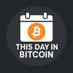 This Day In Bitcoin (@thisdayinbtc) Twitter profile photo This Day In Bitcoin (@thisdayinbtc) Twitter profile photo